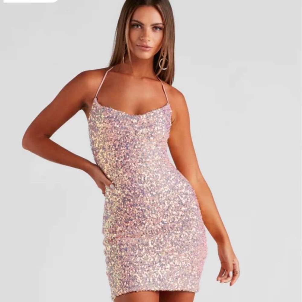 NWT Windsor Sequin Dress